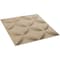Ekena Millwork 19 5/8in. W x 19 5/8in. H Wallflower EnduraWall Decorative 3D Wall Panel Covers 2.67 Sq. Ft. WP20X20WAGBE - alternate 2
